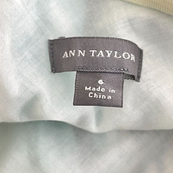 Ann Taylor Striped Halter Dress Women's Size 6 - Picture 3 of 8